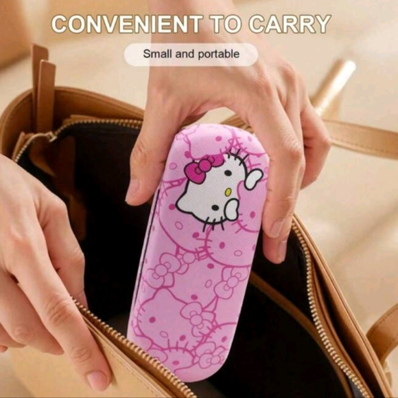 Hello Kitty Pink Hard Glasses Case (New Listing) - Picture 6 of 7